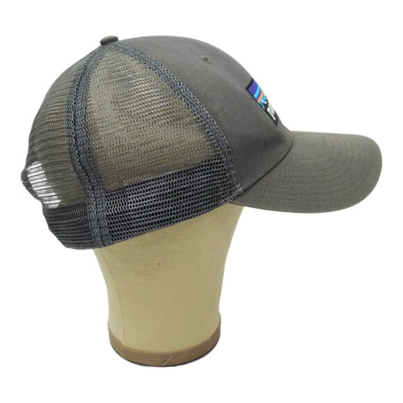 Patagonia Mesh Snapback Cap Trucker Baseball Outdoor Embroidered Patch Logo Hat - Picture 11 of 13